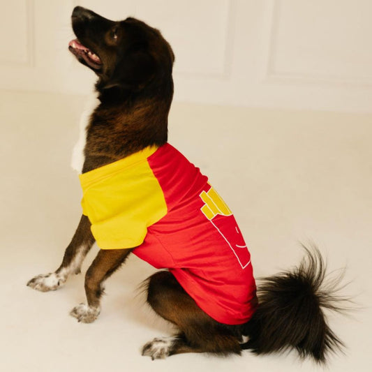 French Fries Dog T-Shirt (Sleeveless)