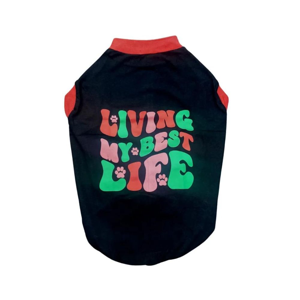 Living My Best Life Dog T-shirt