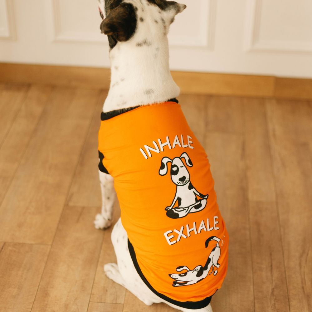 Inhale Exhale Dog T-shirt