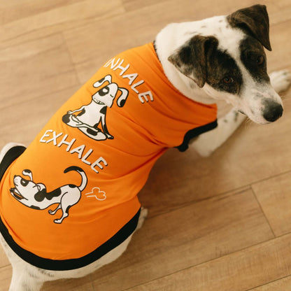 Inhale Exhale Dog T-shirt