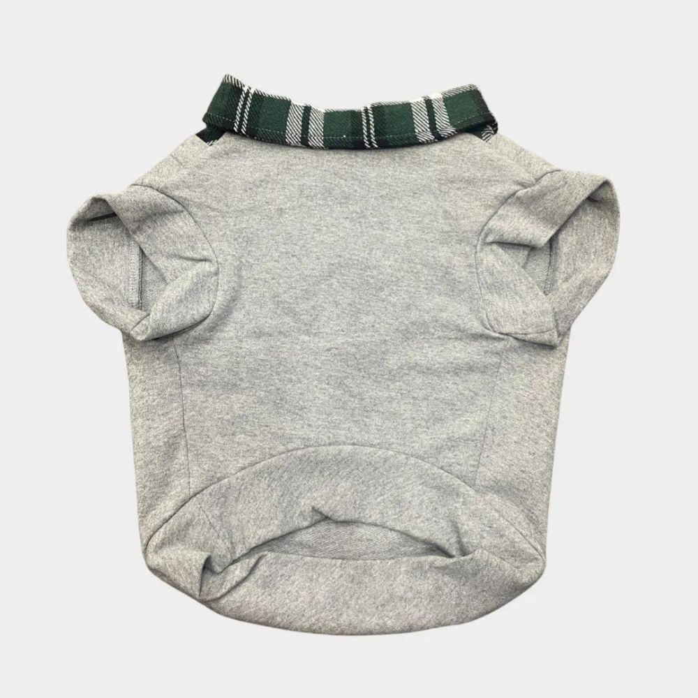Grey Polo Knit