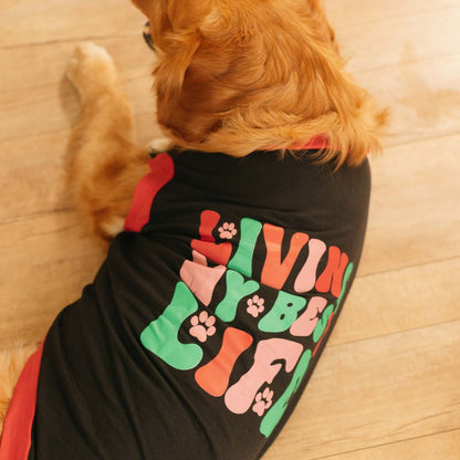 Living My Best Life Dog T-shirt