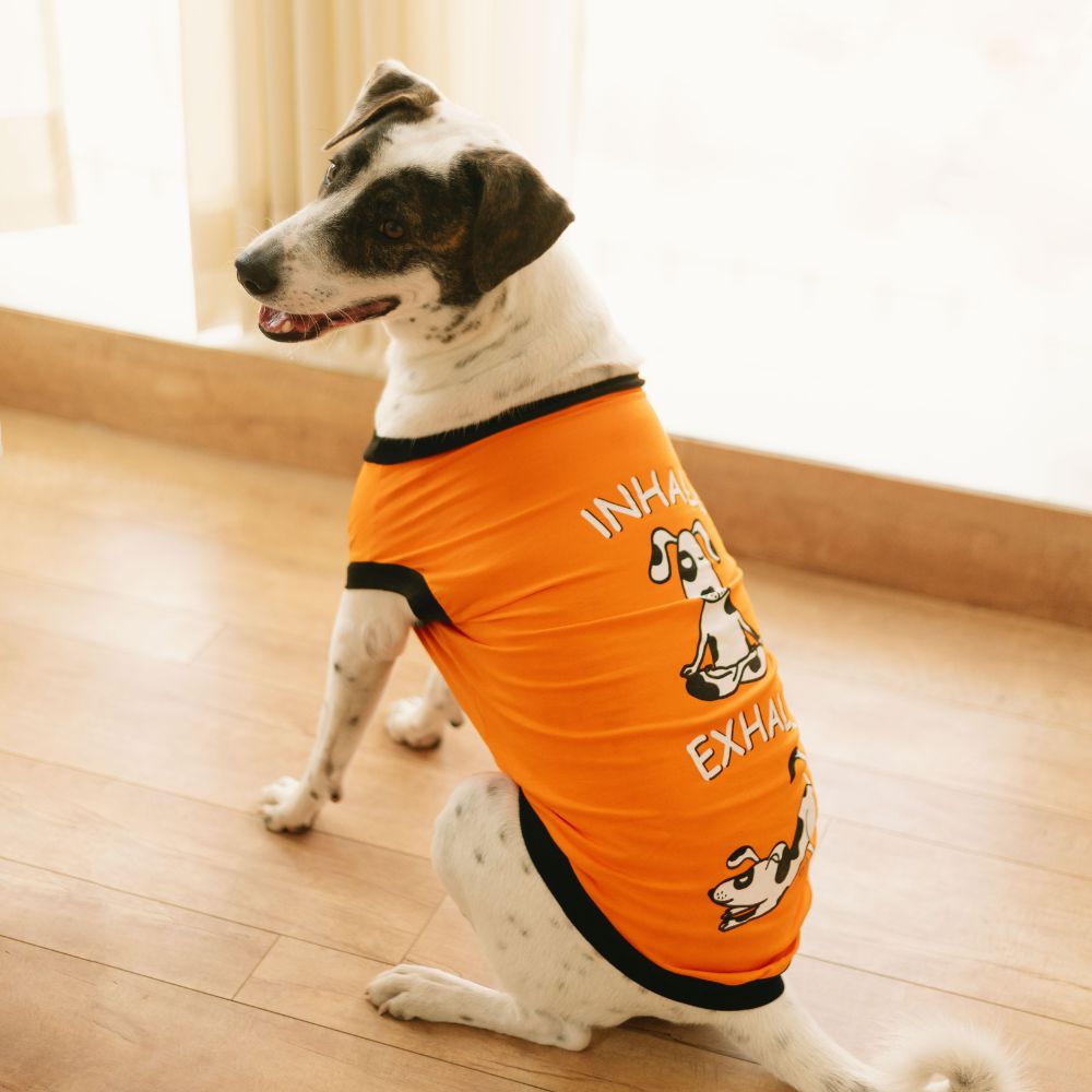 Inhale Exhale Dog T-shirt