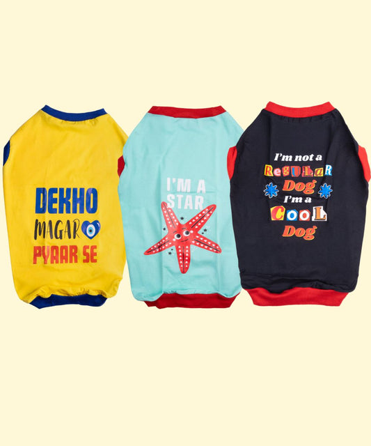 Super Saver Pack of 3 T-shirts Silly